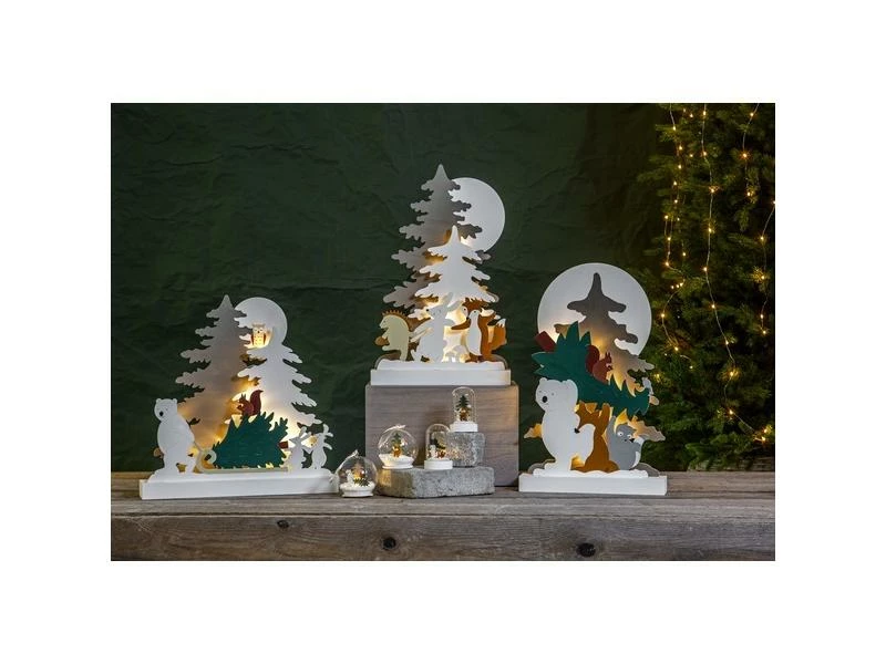 Star Trading Tischdeko Forest Friends, 44 cm, Holz 3 Star Trading Tischdeko Forest Friends, 44 cm, Holz – Bild 3