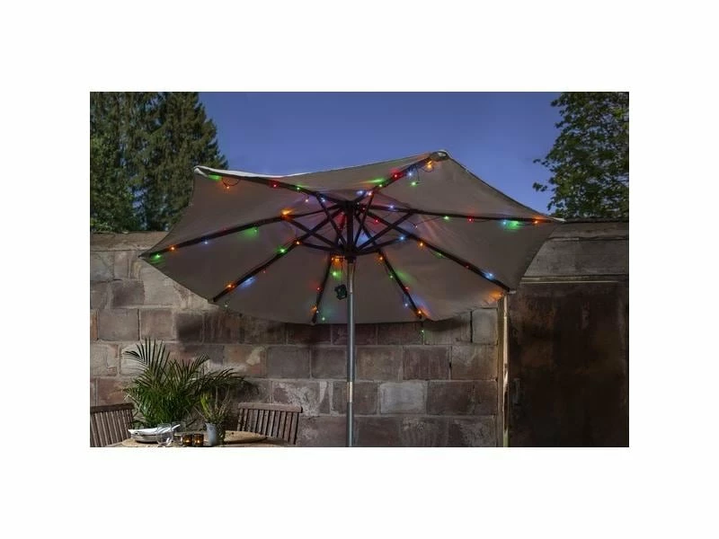 Star Trading LED-Lichterkette Akku, 64 LED, 2.7 m, Outdoor 2 Star Trading LED-Lichterkette Akku, 64 LED, 2.7 m, Outdoor – Bild 2