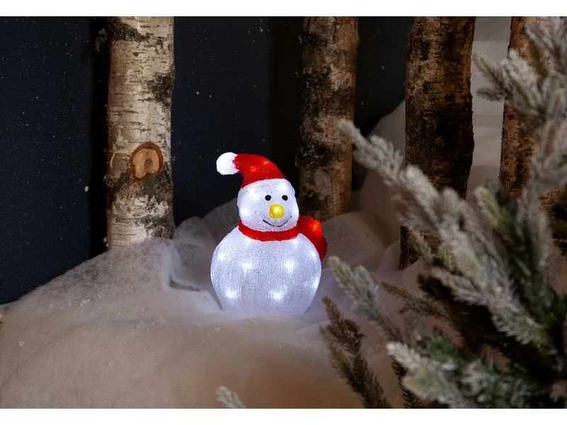 Star Trading LED-Figur Crystalo Schneemann, 25 cm, Transparent 3 Star Trading LED-Figur Crystalo Schneemann, 25 cm, Transparent – Bild 3