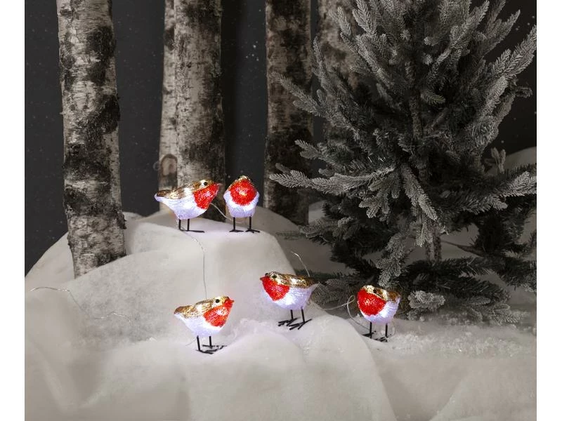 Star Trading LED-Figur Crystalo Vögel Set, 10 cm, Mehrfarbig 2 Star Trading LED-Figur Crystalo Vögel Set, 10 cm, Mehrfarbig – Bild 2