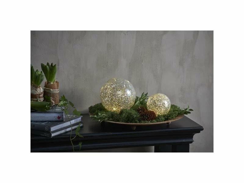 Star Trading Glasdekoration Star Fall 10 LED, 10 cm, indoor 2 Star Trading Glasdekoration Star Fall 10 LED, 10 cm, indoor – Bild 2