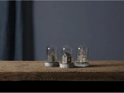 Star Trading Tischdeko Kupol 3er Set, 8.5 cm, Braun -Weihnachtsbeleuchtung Verkäufe 225468380 xxl