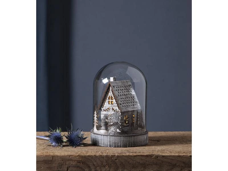 Star Trading Tischdeko Kupol Haus, 17.5 cm, Braun 2 Star Trading Tischdeko Kupol Haus, 17.5 cm, Braun – Bild 2