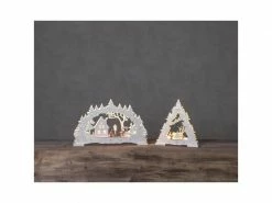 Star Trading Kerzenleuchter Ulm, 43 cm, Weiss -Weihnachtsbeleuchtung Verkäufe 225468450 xxl