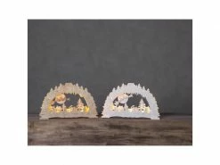 Star Trading Kerzenleuchter Ulm, 43 cm, Weiss -Weihnachtsbeleuchtung Verkäufe 225468456 xxl