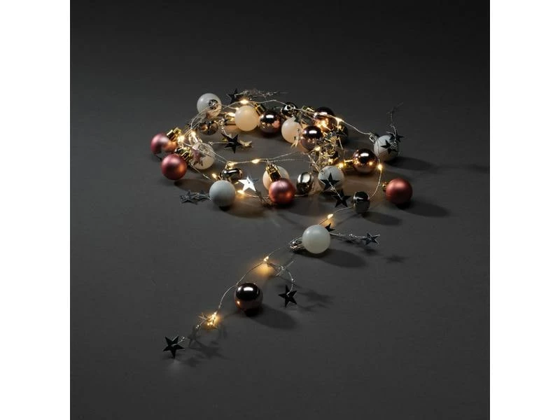 Konstsmide LED-Lichterkette Perlen, 20 LED, 1.9 m, Indoor 2 Konstsmide LED-Lichterkette Perlen, 20 LED, 1.9 m, Indoor – Bild 2