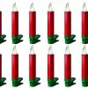 Lumix LED Baumkerze SuperLight Mini, Rot, 12er-Starter Set