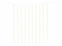 Konstsmide LED-Lichtervorhang Tropfen, 140 LED, 1.2 m, Outdoor