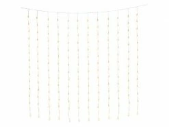 Konstsmide LED-Lichtervorhang Tropfen, 400 LED, 2 m, Outdoor