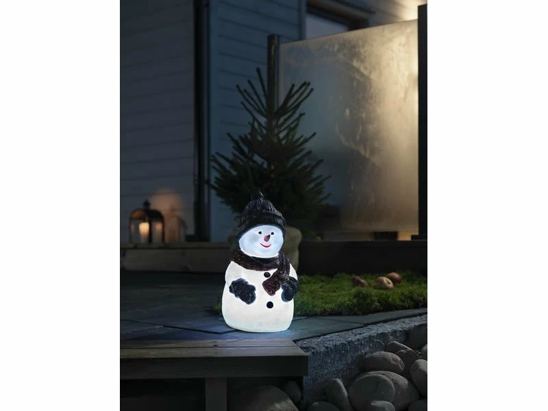 Konstsmide LED-Figur LED Kunststoffschneemann, 38 cm, RGB 2 Konstsmide LED-Figur LED Kunststoffschneemann, 38 cm, RGB – Bild 2