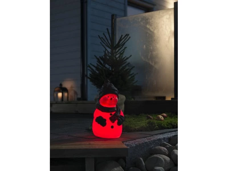 Konstsmide LED-Figur LED Kunststoffschneemann, 38 cm, RGB 5 Konstsmide LED-Figur LED Kunststoffschneemann, 38 cm, RGB – Bild 5