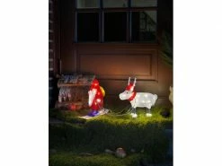 Konstsmide LED-Figur Acryl Santa mit Rentier, 40 LED -Weihnachtsbeleuchtung Verkäufe 225864257 xxl