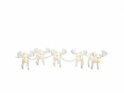 Konstsmide LED-Figur Acryl Elch, 5er Set