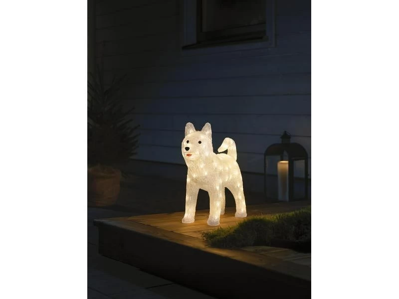 Konstsmide LED-Figur Acryl Husky, 43 cm 3 Konstsmide LED-Figur Acryl Husky, 43 cm – Bild 3