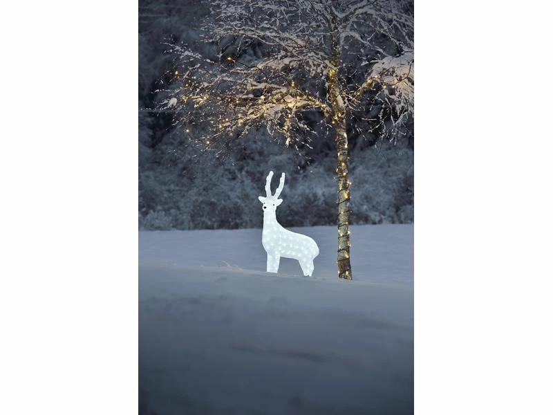 Konstsmide LED-Figur Acryl Rentier, weiblich, 1.05 m, 160 LED 4 Konstsmide LED-Figur Acryl Rentier, weiblich, 1.05 m, 160 LED – Bild 4