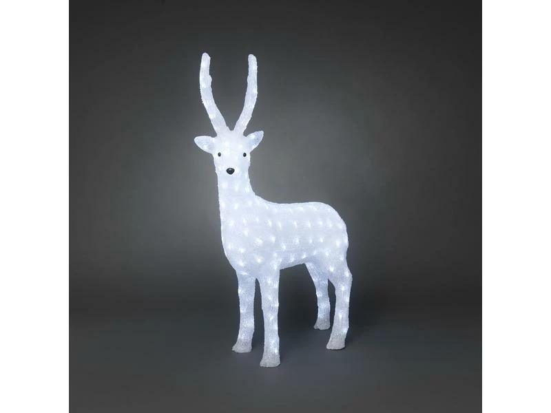 Konstsmide LED-Figur Acryl Rentier, weiblich, 1.05 m, 160 LED 2 Konstsmide LED-Figur Acryl Rentier, weiblich, 1.05 m, 160 LED – Bild 2