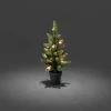 Konstsmide LED Weihnachtsbaum mit Tannen, 45 cm, Grün, 10 LED