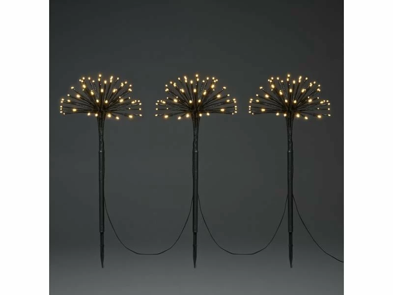 Konstsmide LED Spiessleuchte, 50 cm, Schwarz, 3er Set 2 Konstsmide LED Spiessleuchte, 50 cm, Schwarz, 3er Set – Bild 2