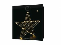 STT Tischdeko Svenja Star 3D Stern, 40 cm, Gold -Weihnachtsbeleuchtung Verkäufe 230214126 xxl