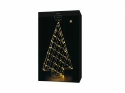 STT Tischdeko Svenja Star 3D Baum, 45 cm, Gold -Weihnachtsbeleuchtung Verkäufe 230214266 xxl