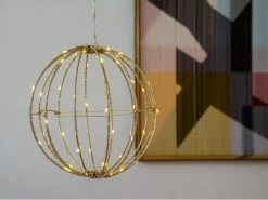 STT Tischdeko Svenja Star 3D Ball, Ø 20 cm, Gold -Weihnachtsbeleuchtung Verkäufe 230217515 xxl