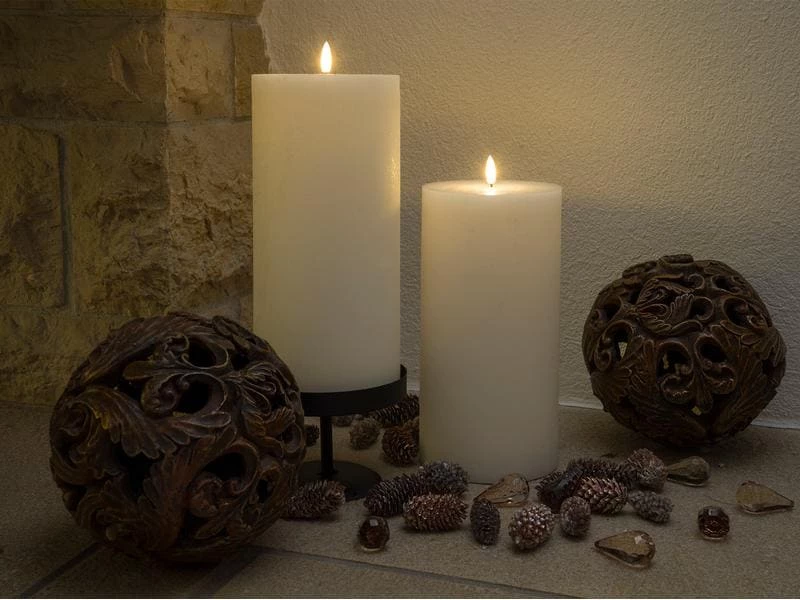 STT LED-Kerze XS Flat, Ø 12.5 x 25.5 cm, Weiss 3 STT LED-Kerze XS Flat, Ø 12.5 x 25.5 cm, Weiss – Bild 3