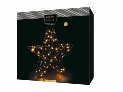 STT Tischdeko 3D Star Nero M, 28 cm -Weihnachtsbeleuchtung Verkäufe 230220763 xxl