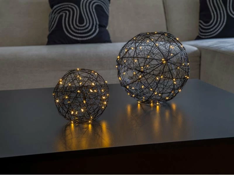 STT Tischdeko 3D Ball Nero M, Ø 20 cm 5 STT Tischdeko 3D Ball Nero M, Ø 20 cm – Bild 5