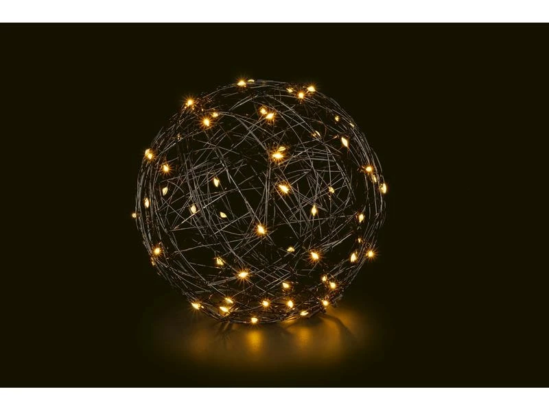 STT Tischdeko 3D Ball Nero M, Ø 20 cm 2 STT Tischdeko 3D Ball Nero M, Ø 20 cm – Bild 2
