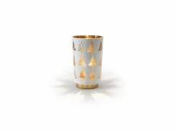 STT Laterne, Baum, M, 20 cm, Weiss