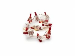 STT LED-Lichterkette Clips Christmas Trees, 25 LEDs, 1.8 m, Rot