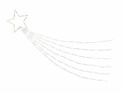 STT Dekolicht Comet tail, 28 cm, Silber
