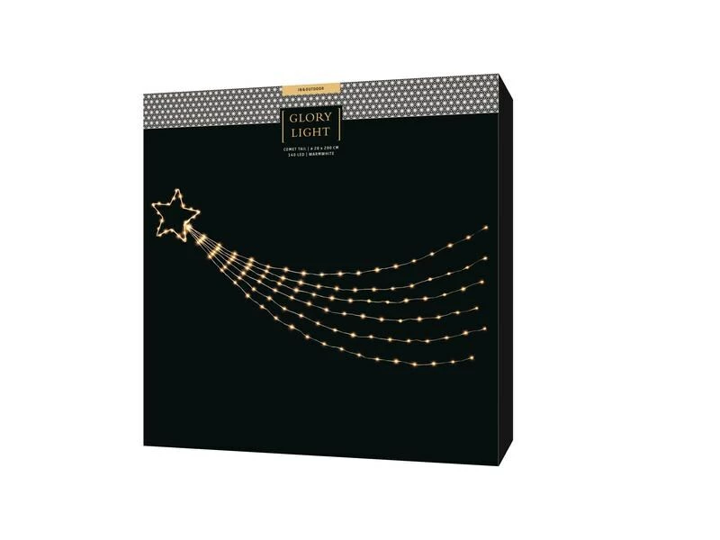 STT Dekolicht Comet tail, 28 cm, Silber 5 STT Dekolicht Comet tail, 28 cm, Silber – Bild 5