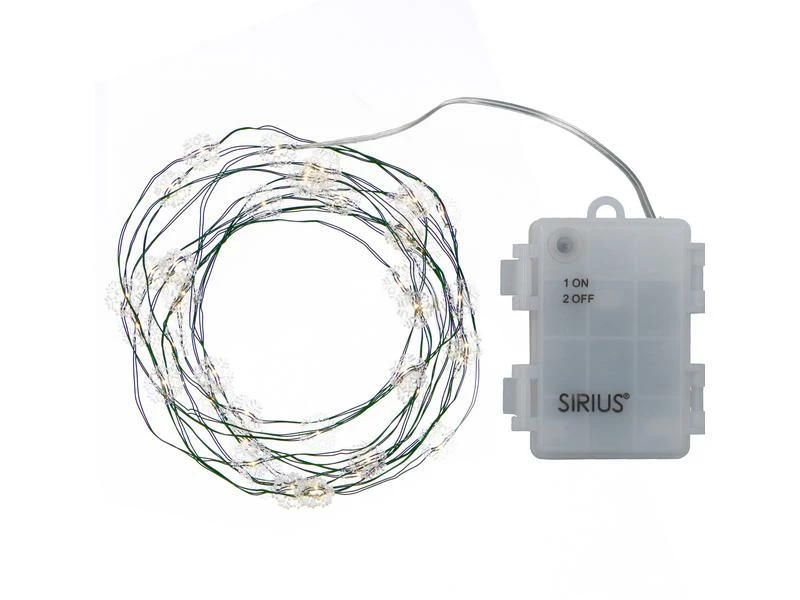 Sirius LED-Lichterkette Nynne 3.9 m Schneeflocke Grün 1 Sirius LED-Lichterkette Nynne 3.9 m Schneeflocke Grün
