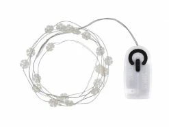 Sirius LED-Lichterkette Nynne 1.9 m Schneeflocke Silber