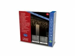 Konstsmide LED-Lichtervorhang Eisregen, 96 LED, 3 m, Outdoor