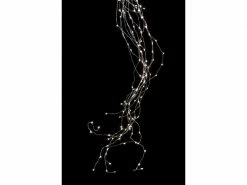 STT LED Lichterkette Angel Hair Bouquet 1 m 60 LED, Silber
