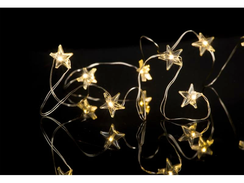 STT LED Lichterkette Angel Hair 2 m 20 LED, Sterne 1 STT LED Lichterkette Angel Hair 2 m 20 LED, Sterne