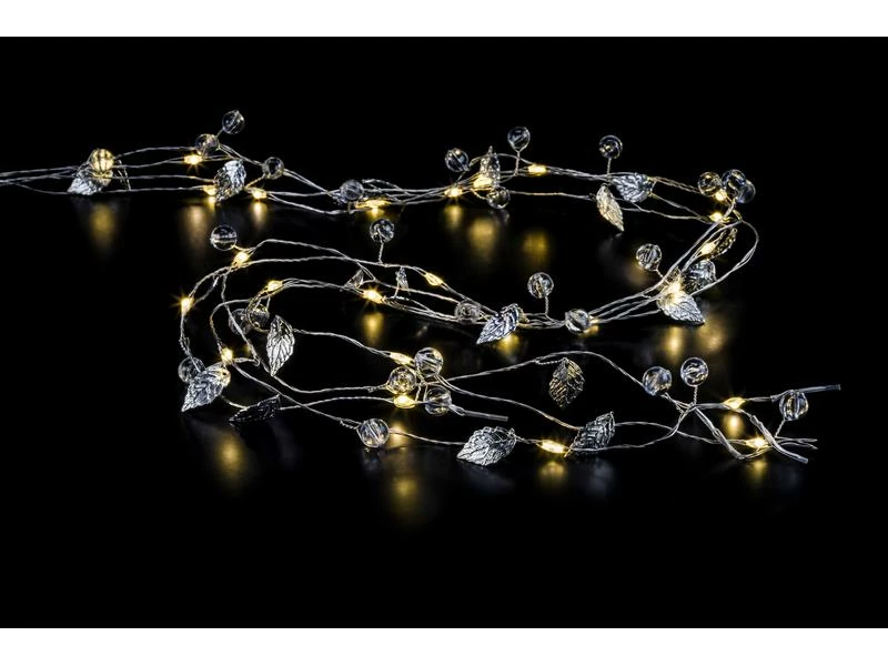 STT LED Lichterkette Angel Hair Silver Leaves 80 Lampen 1 STT LED Lichterkette Angel Hair Silver Leaves 80 Lampen