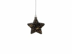 STT Fensterhänger Glamour Star S, Ø 12 cm, Schwarz
