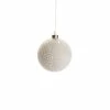 STT Hänger Glamour Ball M, Ø 12 cm, Weiss