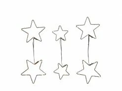 STT Dekolicht 2D Star Set, 3 Stück