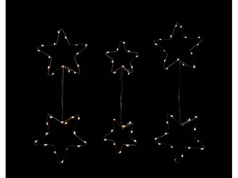 STT Dekolicht 2D Star Set, 3 Stück 2 STT Dekolicht 2D Star Set, 3 Stück – Bild 2