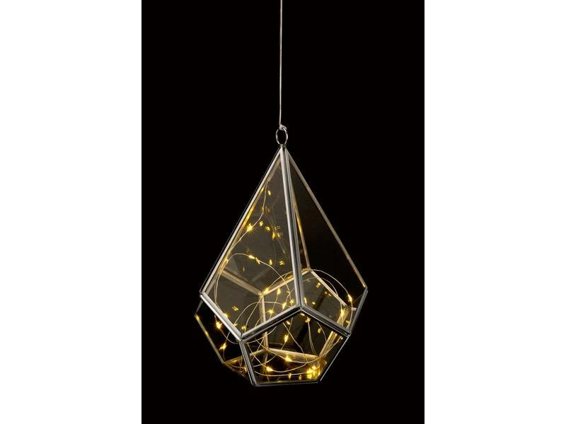 STT Fensterhänger Drop, 23 cm, Silber 2 STT Fensterhänger Drop, 23 cm, Silber – Bild 2