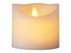 Sirius LED-Kerze Sara Exclusive, Ø 10 x 10 cm, Weiss