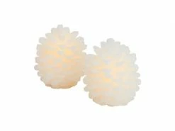 Sirius Tischdeko Clara Tannenzapfen, 2er-Set, 10 cm