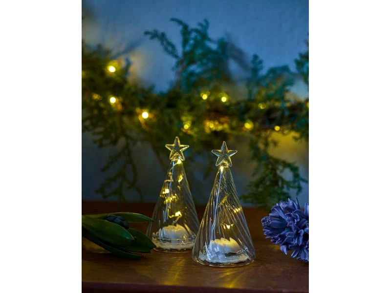 Sirius Tischdeko Wave Weihnachtsbaum, 2-er Set, 9 cm 2 Sirius Tischdeko Wave Weihnachtsbaum, 2-er Set, 9 cm – Bild 2