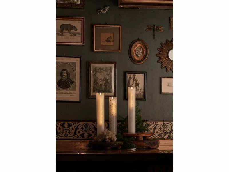 Sirius LED-Kerze Sara Adventskalender, Ø 4.8 x 29 cm, Gold/Weiss 4 Sirius LED-Kerze Sara Adventskalender, Ø 4.8 x 29 cm, Gold/Weiss – Bild 4