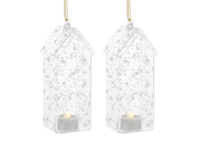 Sirius Hänger Romantic Haus, 2er Set, 18 cm 1 Sirius Hänger Romantic Haus, 2er Set, 18 cm