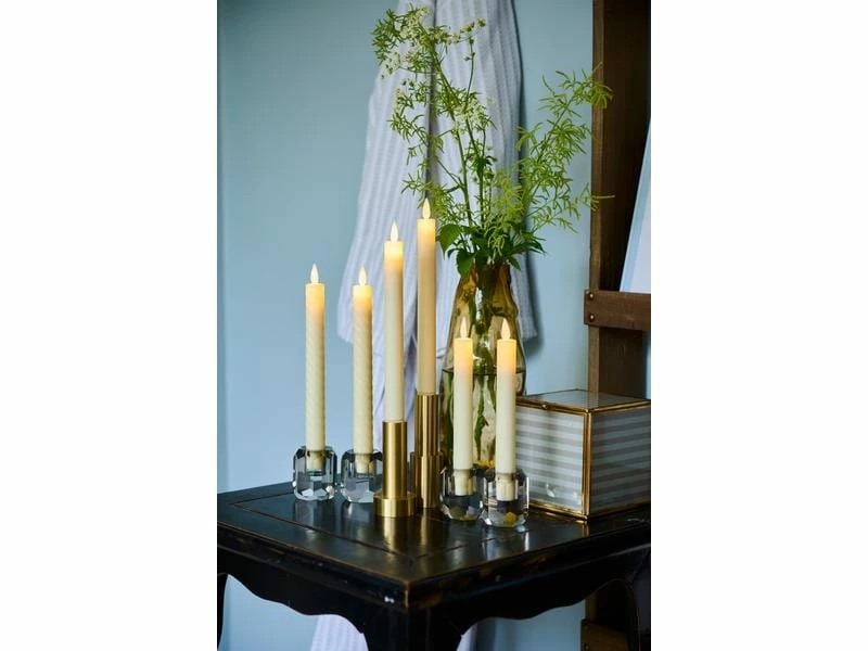 Sirius LED-Stabkerzen Set Sara Midi Ø 2 x 20 cm, Beige, 2 Stk. 4 Sirius LED-Stabkerzen Set Sara Midi Ø 2 x 20 cm, Beige, 2 Stk. – Bild 4